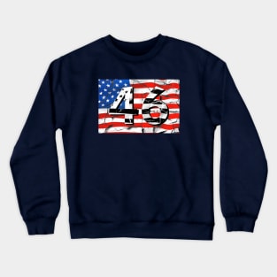 46th President Biden Fan Flag Crewneck Sweatshirt